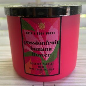 Bath & Body Works 3-Wick Candle - Passionfruit Banana Flower